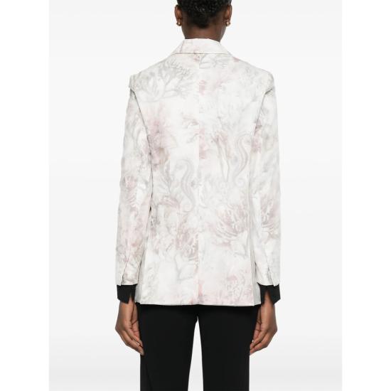 26SS 막스마라 수트 자켓 MXSPALOMBA 729 001 WHITE PINK - MAX MARA