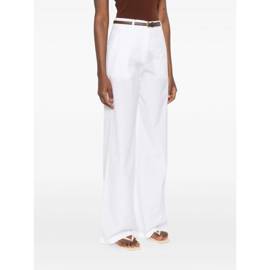 26SS 막스마라 스튜디오 스트레이트 팬츠 MSTFAREA 155 001 WHITE - MAX MARA STUDIO