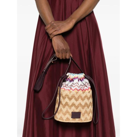 26SS 미소니 크로스백 MI10066R 029 NEUTRALS BROWN - MISSONI