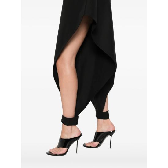 26SS 알라이아 팔라초 팬츠 AA9P11348T447C 995 BLACK - ALAIA