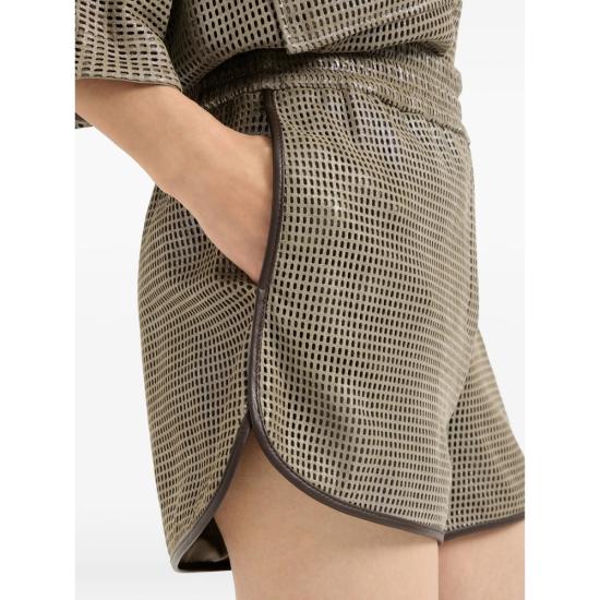 26SS 브루넬로 쿠치넬리 숏팬츠 MPSHY5585 C8850 NEUTRALS BLACK - BRUNELLO CUCINELLI