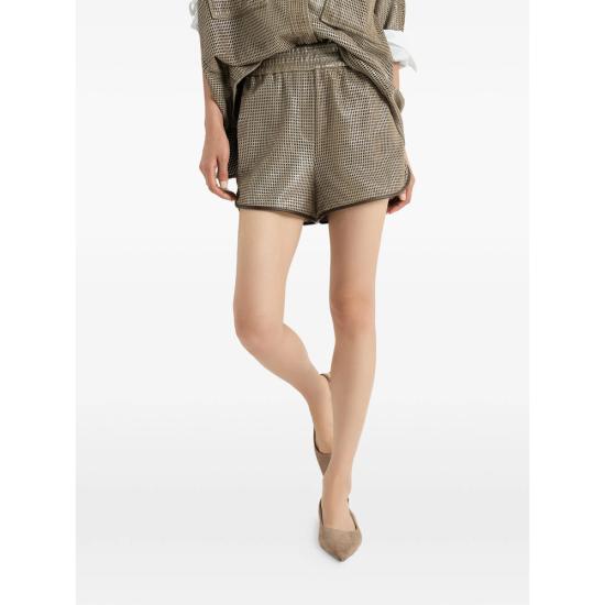 26SS 브루넬로 쿠치넬리 숏팬츠 MPSHY5585 C8850 NEUTRALS BLACK - BRUNELLO CUCINELLI