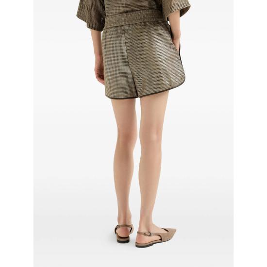 26SS 브루넬로 쿠치넬리 숏팬츠 MPSHY5585 C8850 NEUTRALS BLACK - BRUNELLO CUCINELLI