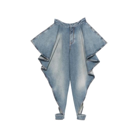 26SS 알라이아 데님 팬츠 AA9P1374D026C A56 BLUE