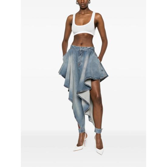 26SS 알라이아 데님 팬츠 AA9P1374D026C A56 BLUE - ALAIA