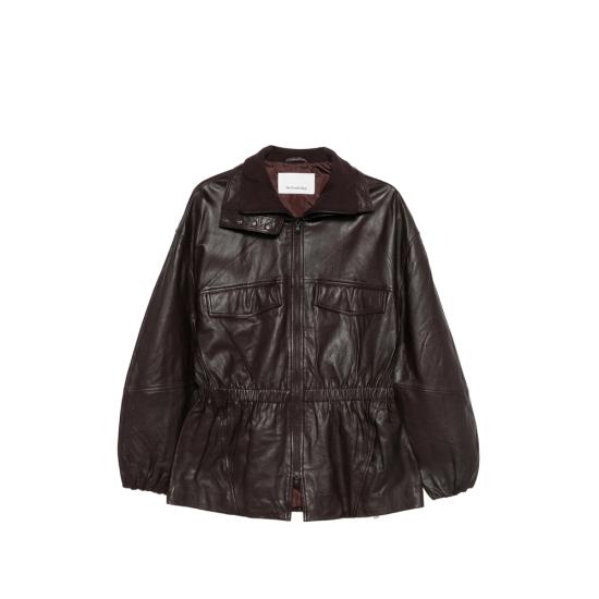 26SS 더프랭키샵 가죽 자켓 CARNABY DKPLU BROWN