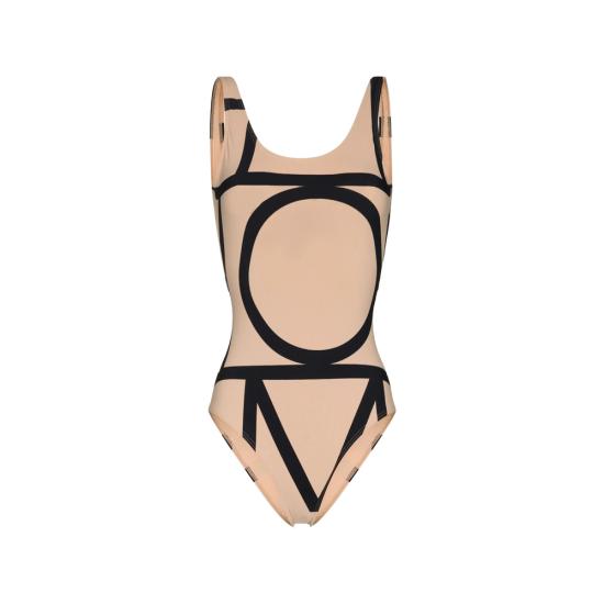 26SS 토템 모노그램 원피스 수영복 213 842 795 910 BEIGE NEUTRALS BLACK