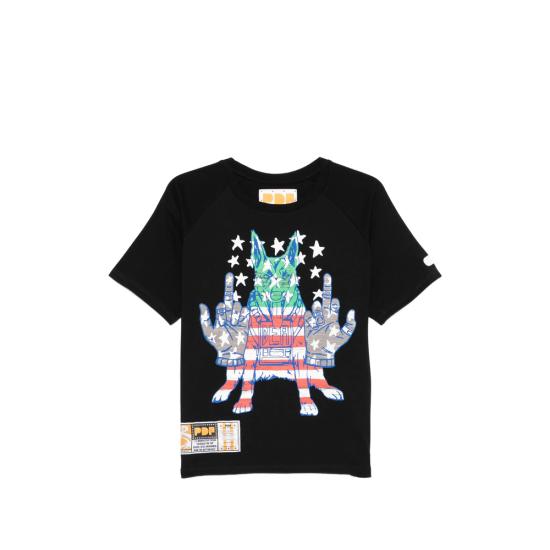 26SS 피디에프 반팔 티셔츠 DFM54033 TJ110 DOGFK BLACK
