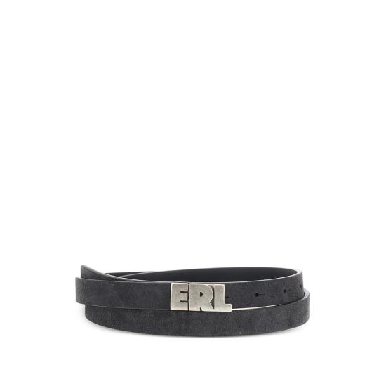 26SS 이알엘 가죽 벨트 ERL12K053 PEPE BLACK