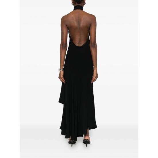 26SS 알라이아 롱 원피스 AA9R2816W123C 995 BLACK - ALAIA