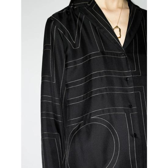 26SS 토템 블라우스 213 755 707 925 BLACK - TOTEME