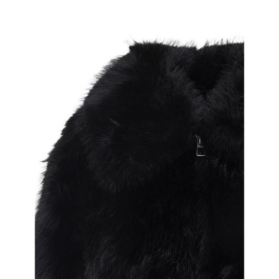 26SS 더프랭키샵 자켓 HOPE FAUX BLACK - THE FRANKIE SHOP