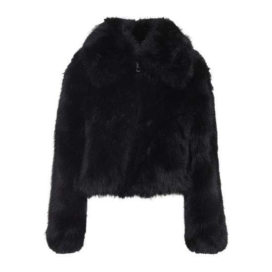 26SS 더프랭키샵 자켓 HOPE FAUX BLACK