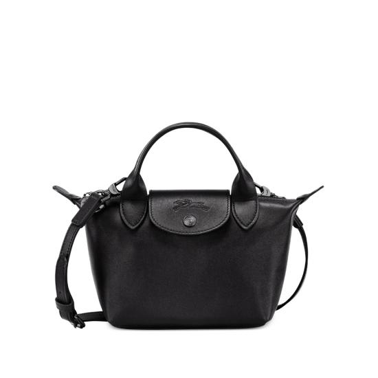 26FW 롱샴 르 플리아쥬 엑스트라 XS 숄더백 L1500987 001 BLACK