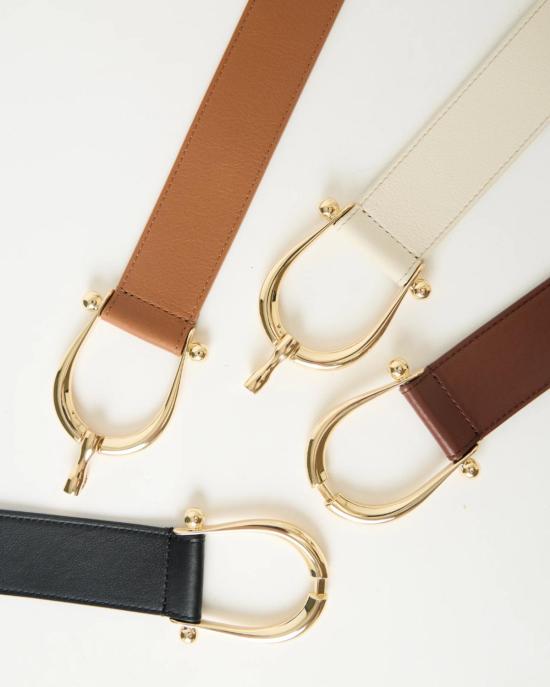  비로우더레귤러 벨트 레귤러 벨트 B 로우 더  그랜트  마데이라/골드 - B LOW THE BELT