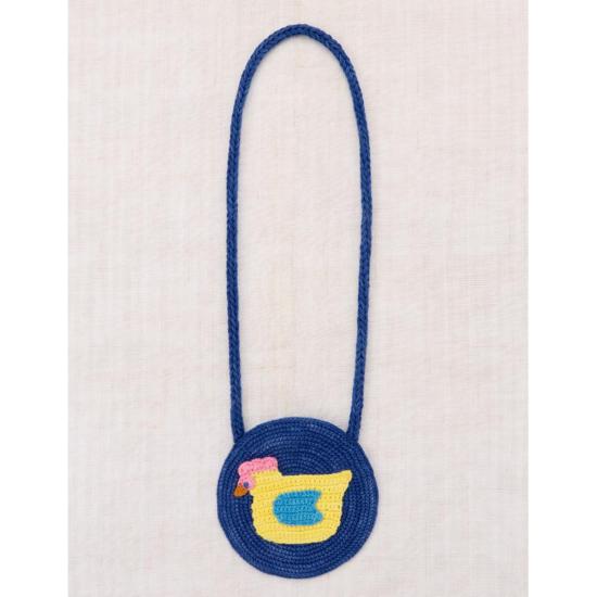  [키즈] Misha & Puff 크로스백 미샤 & 퍼프 닭 모양 원형 가방 (어린이용)