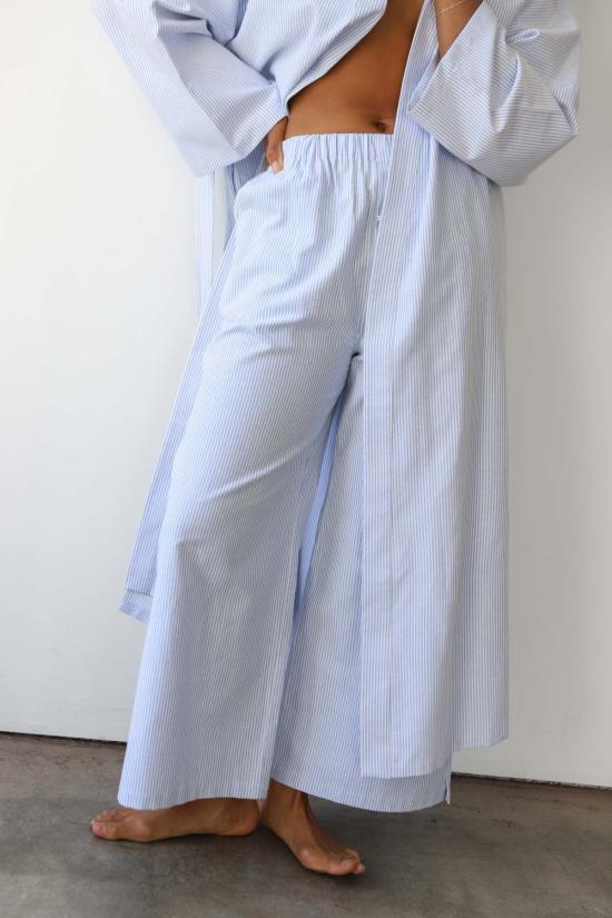  Be Idle 팔라초 팬츠 핀스트라이프 복서 - BE IDLE