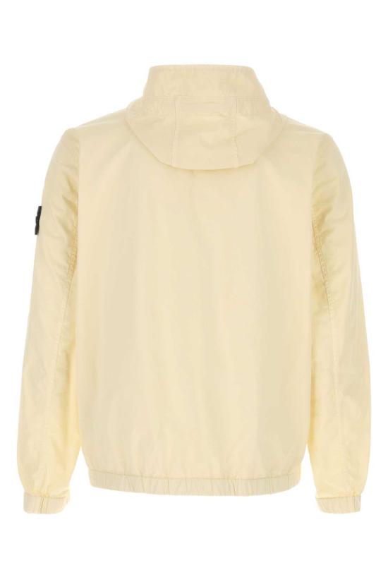  스톤 아일랜드 자켓 스트레치 코튼 재킷 아이보리 - STONE ISLAND