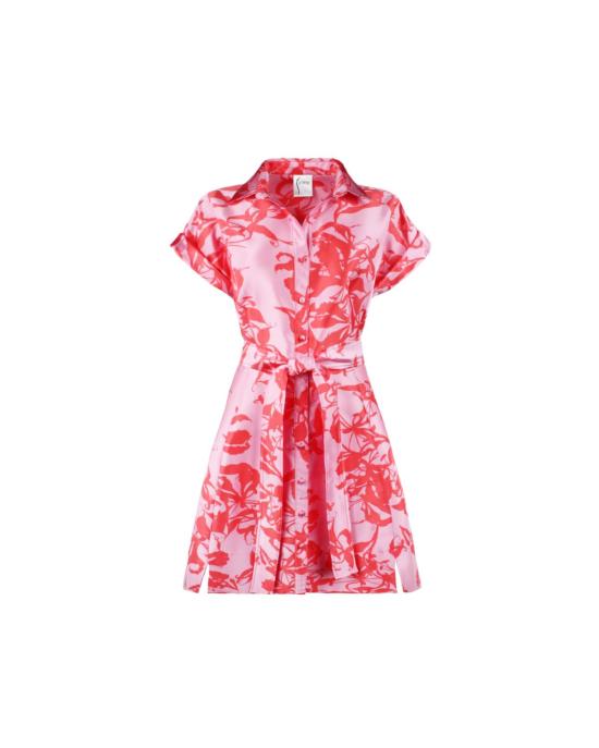  핀리 숏 원피스 샨텔 쇼트 드레스 핑크/코랄