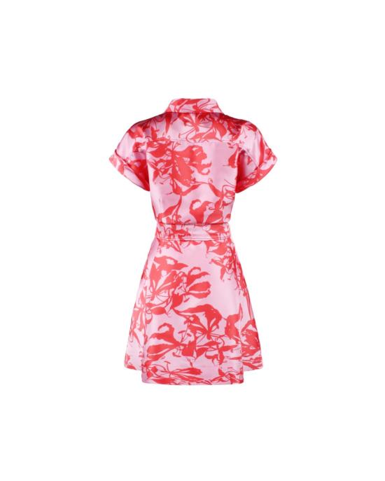  핀리 숏 원피스 샨텔 쇼트 드레스 핑크/코랄 - FINLEY