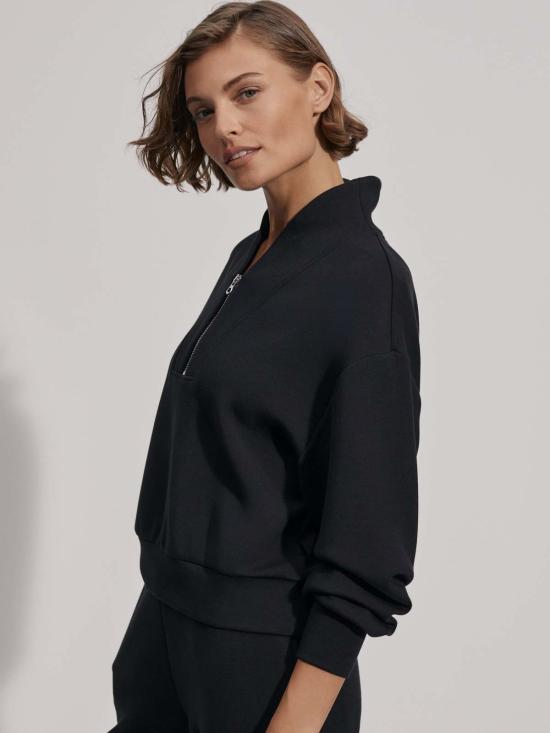  발리 블라우스 바를리 데이비슨 스웨트셔츠 블랙 - VARLEY