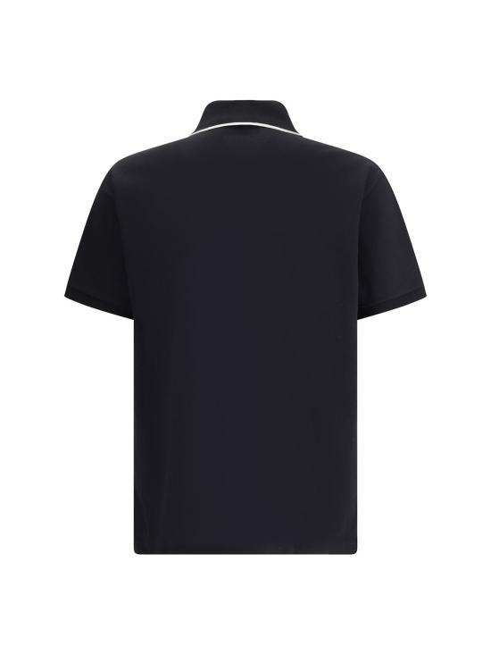  구찌 폴로 티셔츠 로고 폴로 셔츠 블랙 - GUCCI