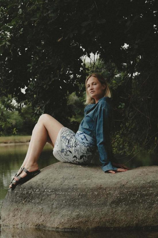  Maison Lecomte Flament 머플러/스카프 파 웨스트 코튼 스카프 - OTHER BRANDS