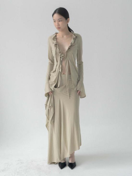  CARO CHIA 블라우스 카로 치아 오퍼레 탑 - OTHER BRANDS