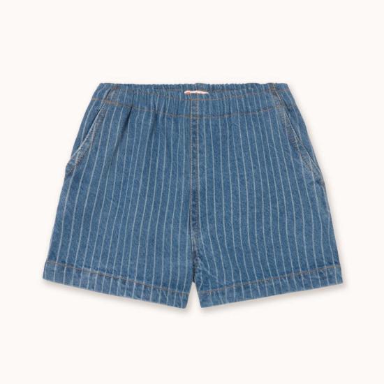  [키즈] 타이니코튼 쇼츠/버뮤다 아동용 스트라이프 데님 반바지