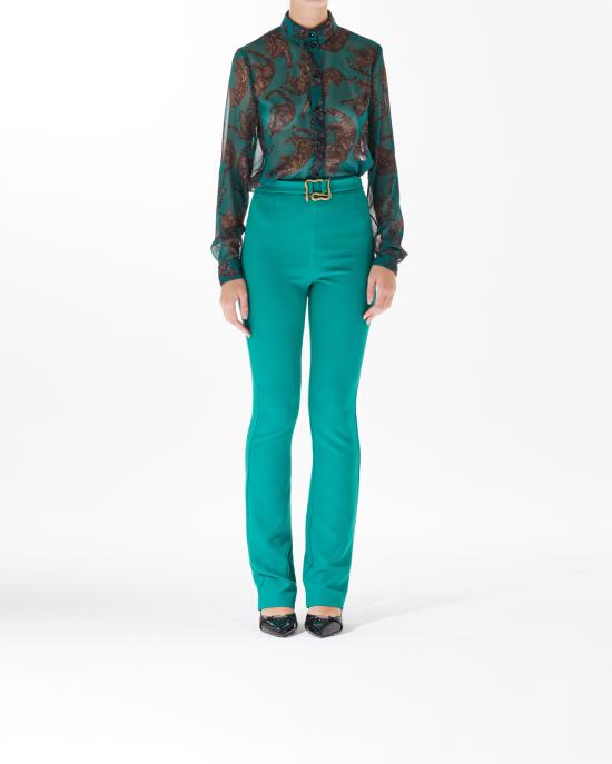  저스트까발리 스트레이트 팬츠 77PAA131 N0373 cadmium green 180 VERDE - JUST CAVALLI