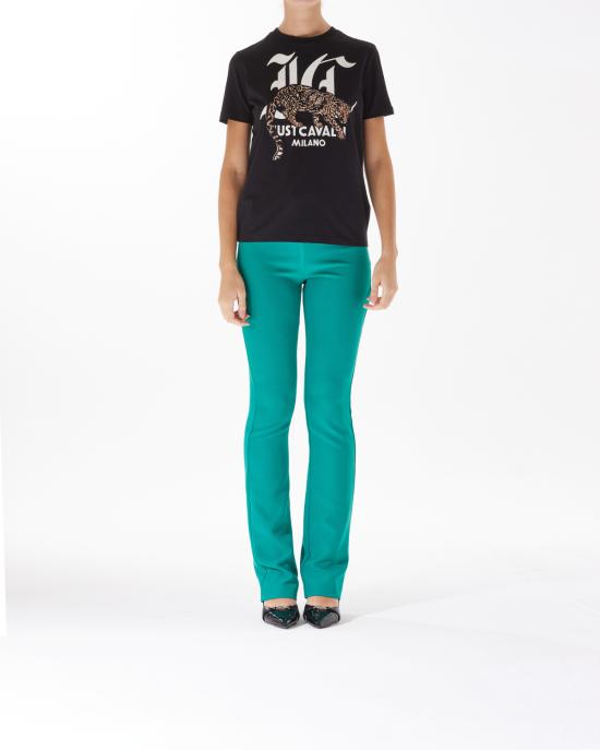  저스트까발리 반팔 티셔츠 77PAHA02 CJ718 black 899 NERO - JUST CAVALLI