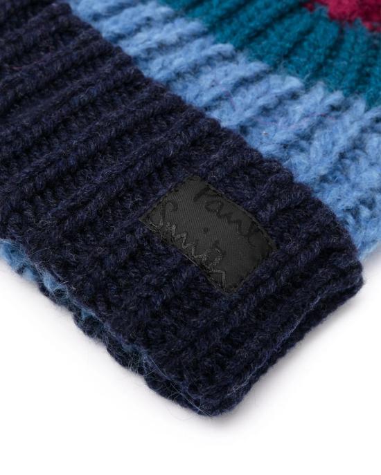  폴 스미스 비니 M1A 383MK N263 47 BLU MULTI - PAUL SMITH