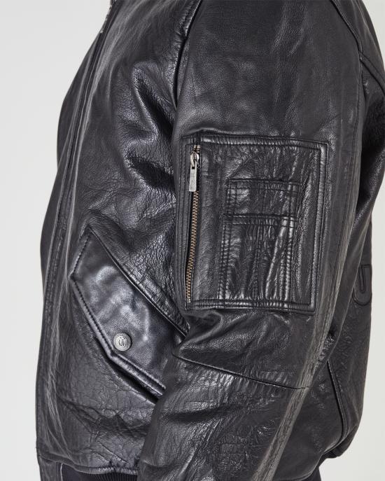  저스트까발리 가죽 자켓 77OAVP00 CP017 black 899 NERO - JUST CAVALLI