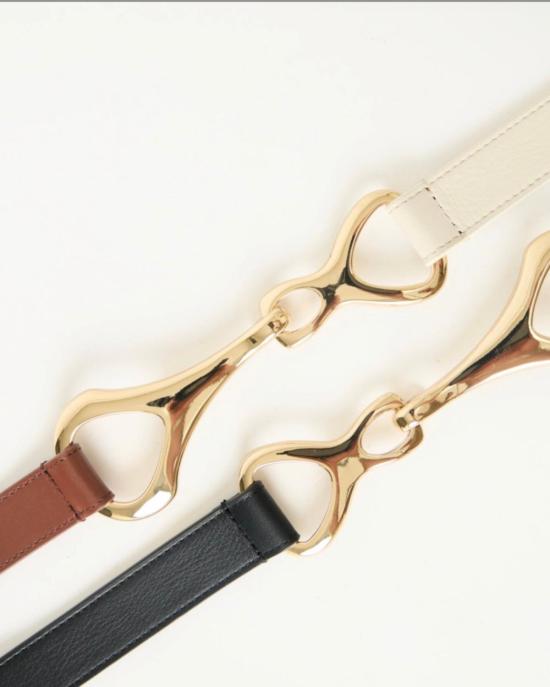  비로우더레귤러 벨트 레귤러 벨트 B 로우 더  기드온  블랙/골드 - B LOW THE BELT