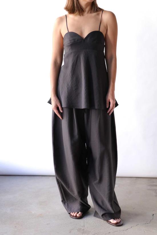  코데라 바디수트 티셔츠 코르데라 하트 모양 탑 - CORDERA