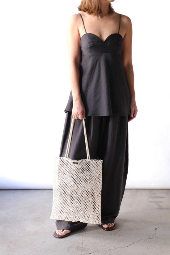  코데라 바디수트 티셔츠 코르데라 하트 모양 탑 - CORDERA