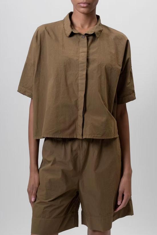  Aequamente 블라우스 Ss Legno 버튼 다운 블라우스 Legno