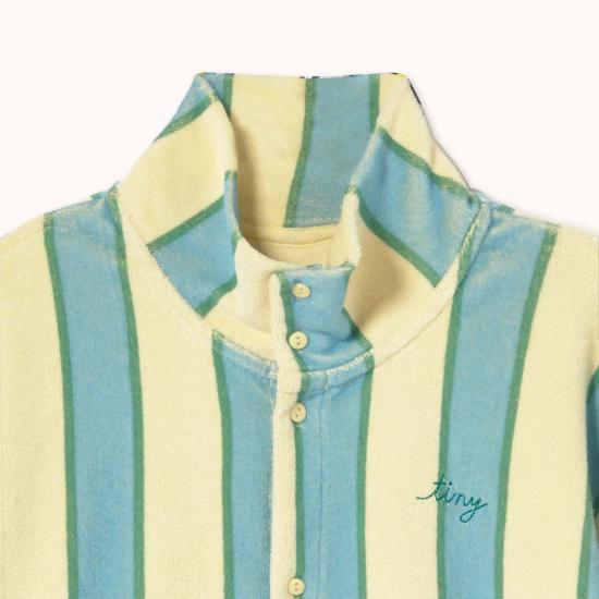  [키즈] 타이니코튼 풀오버 키즈  레트로 스트라이프 타월 스웨트셔츠 - TINYCOTTONS