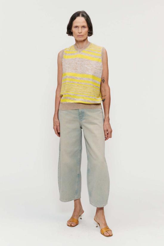  6397 크롭 팬츠 크롭 루미 진