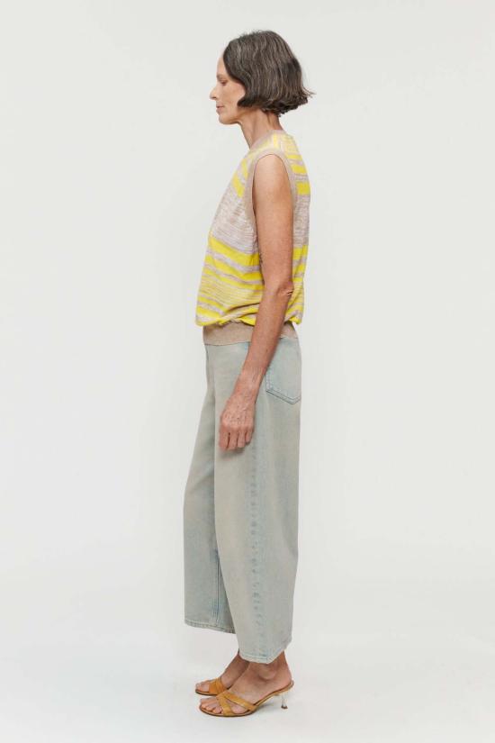  6397 크롭 팬츠 크롭 루미 진 - 6397