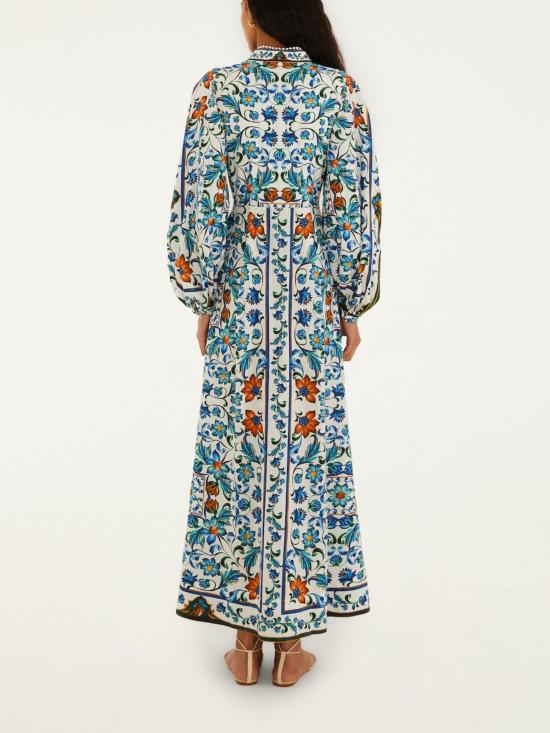 26SS 팜 리오 롱 원피스 353631 FLORATILEOFFWHITE26038 MultiColour - FARM RIO