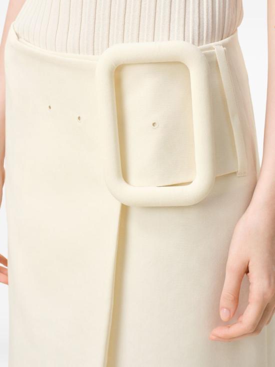 26SS 아미 미디 스커트 FSK451 WV0195136 Beige - AMI