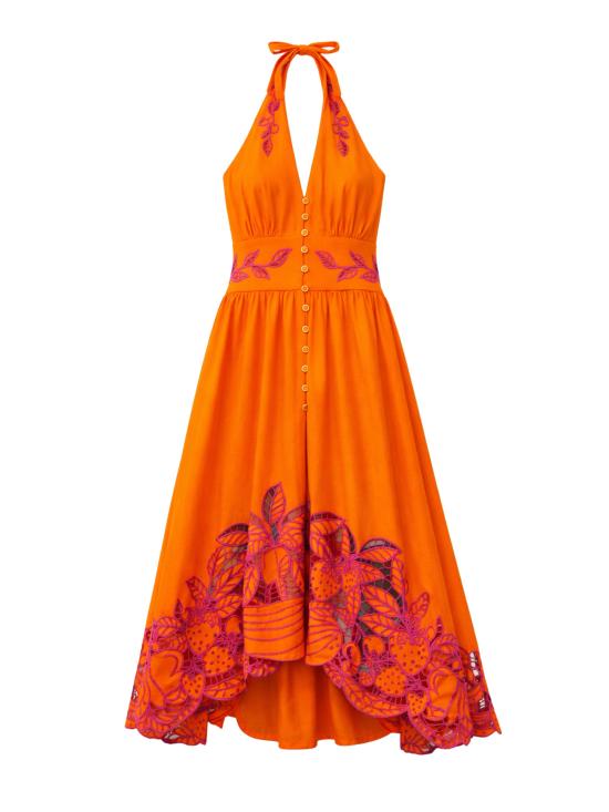 26SS 팜 리오 롱 원피스 349106 ORANGEL0026 Orange