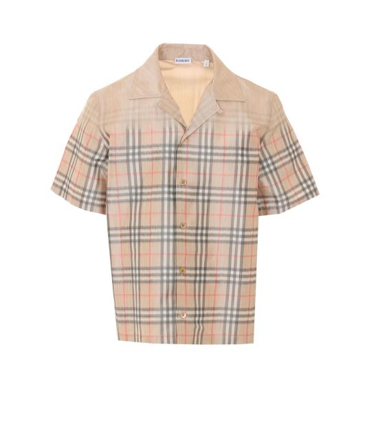  버버리 셔츠 체크  베이지