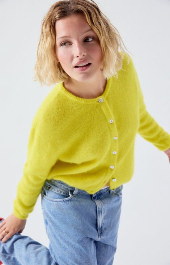  아메리칸 빈티지 가디건 비토 카디건 바나나 - AMERICAN VINTAGE