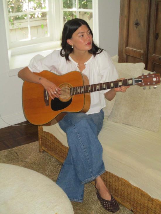  어니스트 코튼 블라우스 플로라 - HONEST COTTON