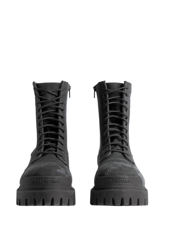 26SS 발렌시아가 컴뱃 스트라이크 부츠 845015 W2H111000 BLACK - BALENCIAGA