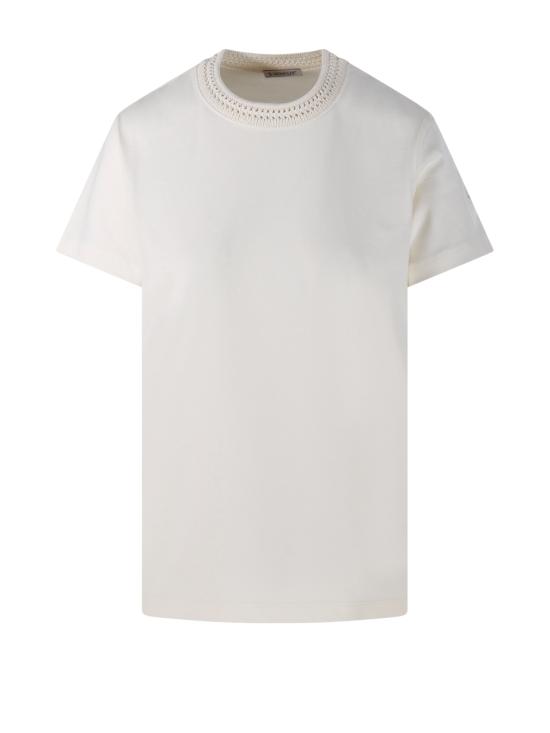 26SS 몽클레어 반팔 티셔츠 8C00062 89B8U 034 NATURAL