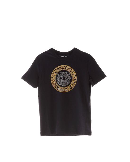  저스트까발리 반팔 티셔츠 77PAHE24 CJ110 nero 899 NERO