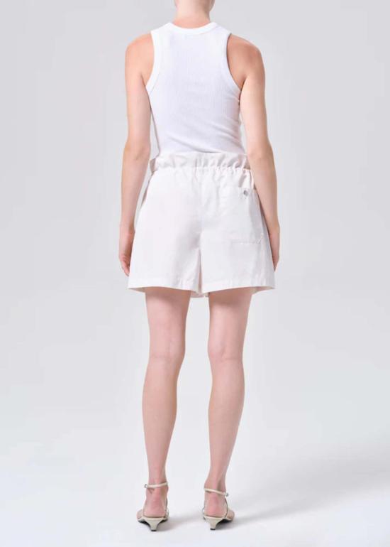  에이골디 숏팬츠 아골데 리디아 쇼트 초크 화이트 - AGOLDE